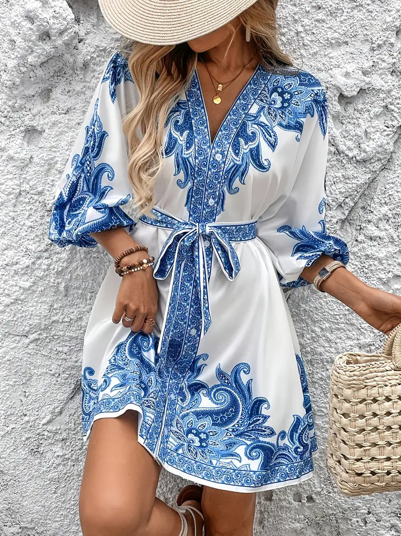 Livia – Sukienka Paisley – Lekka i Kobieca