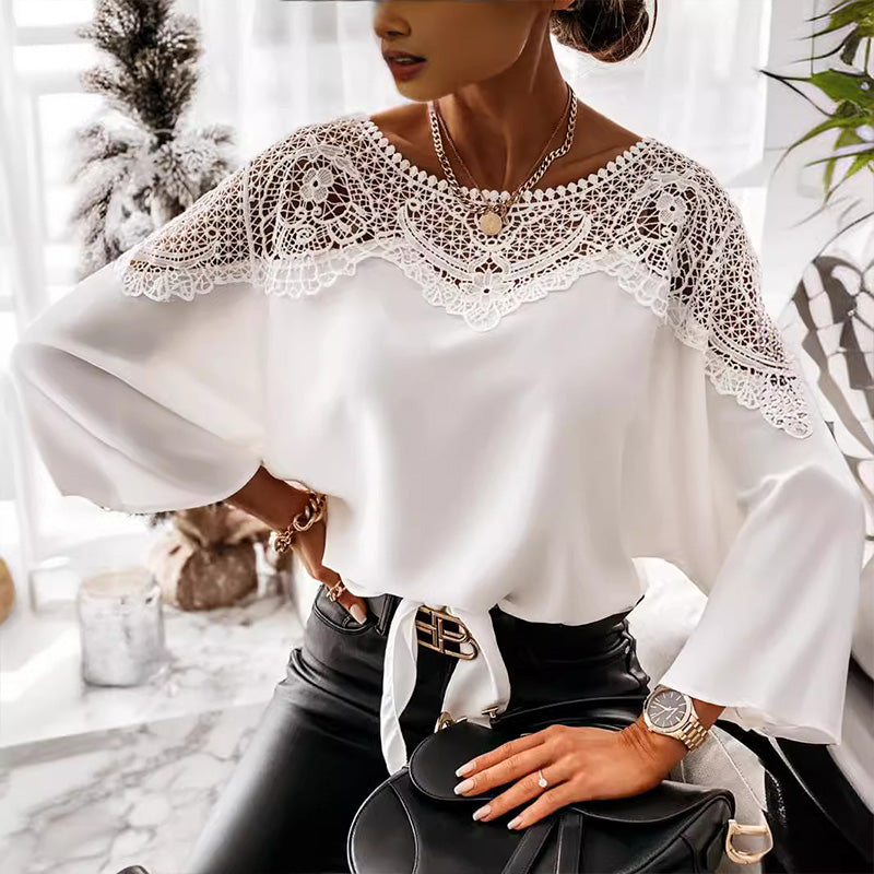 Elise – Koronkowa Bluzka – Elegancki Styl