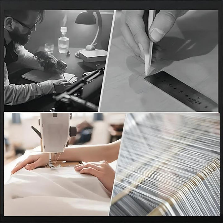 Damska dzianinowa, patchworkowa kurtka puchowa