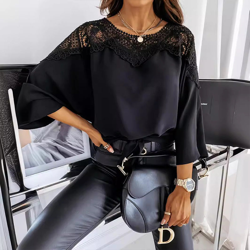 Elise – Koronkowa Bluzka – Elegancki Styl