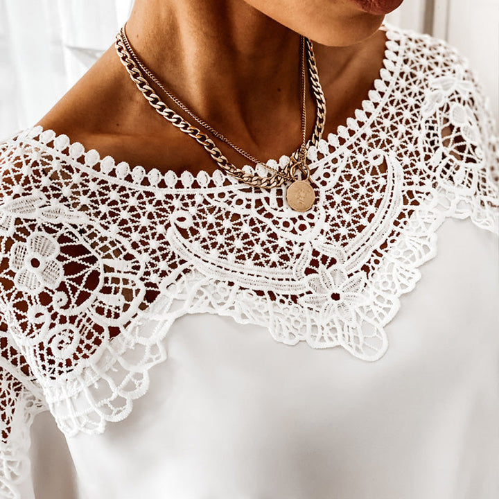 Elise – Koronkowa Bluzka – Elegancki Styl