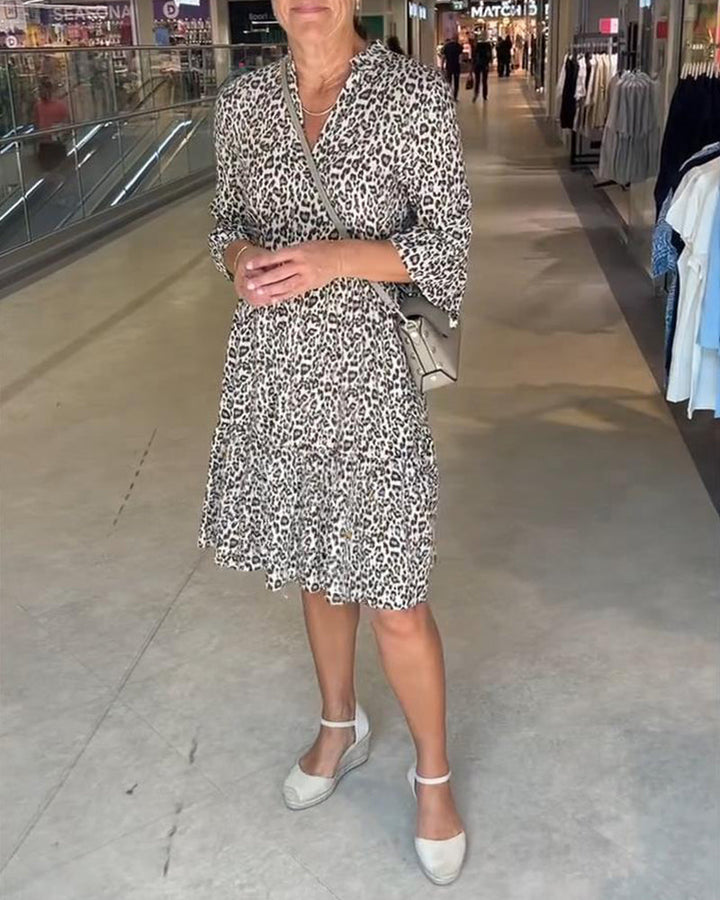 Sukienka w panterkę