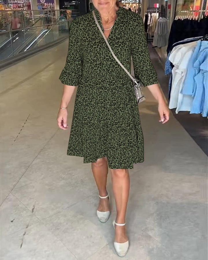 Sukienka w panterkę