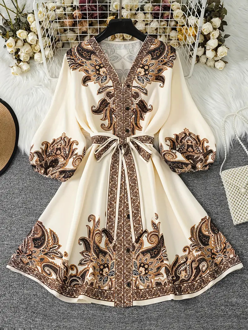 Livia – Sukienka Paisley – Lekka i Kobieca