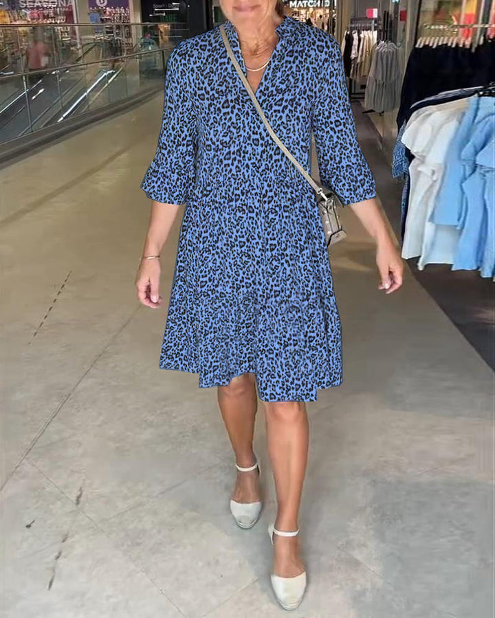 Sukienka w panterkę